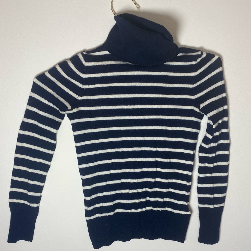 J Crew Merino Wool Nautical Striped Sweater